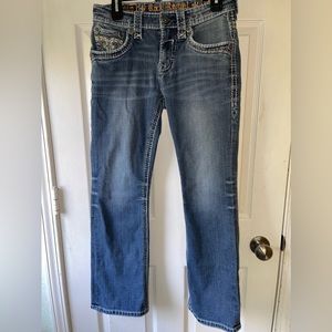 Mens rock revival jeans